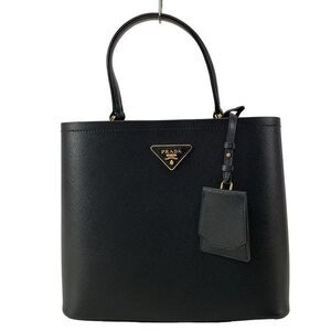 Prada Handbag Pannier 1ba211 Black Leather
